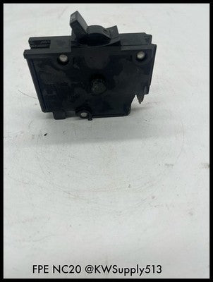 NC20~FPE NC20 20A 1P Thin Series 120V Circuit Breaker -Used