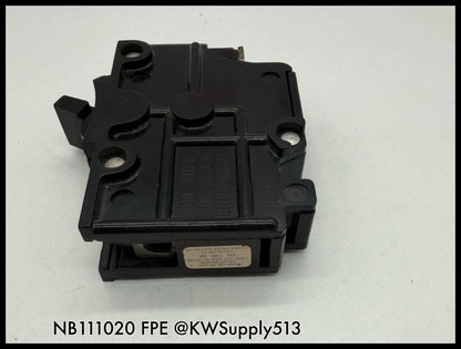 NB111020~FPE NB111020 20A 1P 120/240V Circuit Breaker-Used