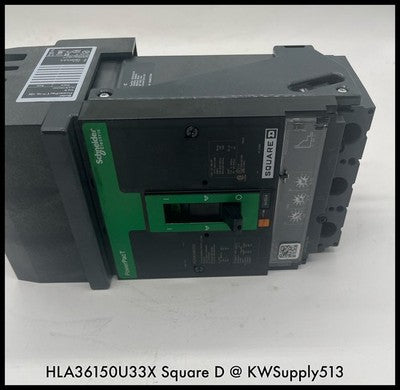 HLA36150U33X~Square D HLA36150U33X 150A 3P I-Line Circuit Breaker Unused Surplus