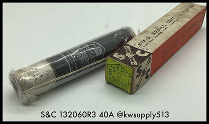 S&C 132060R3 ~ S&C 132060R3 40E Amp SM-5 Refill Unit 14.4kV  ~ Unused Surplus