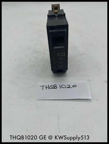 THQB1020~GE THQB1020 20A 1P 120/240V Circuit Breaker-Used