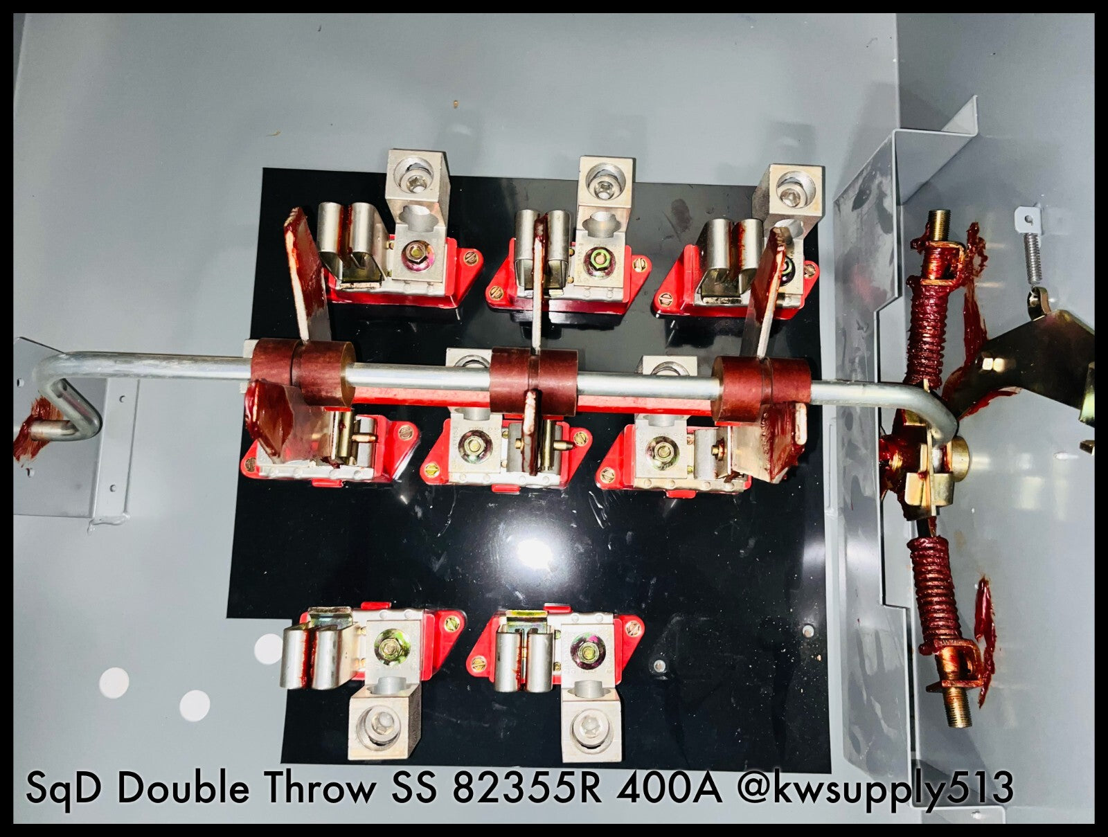 82355R ~ Square D 82355R Double Throw Safety Switch 400A 240V A01 ~Shelf Surplus