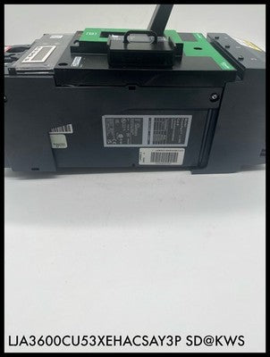 LJA36400CU53XEHACSAYH3P ~Square D 400A CB with AS ST WH PL Unused Surplus No Box