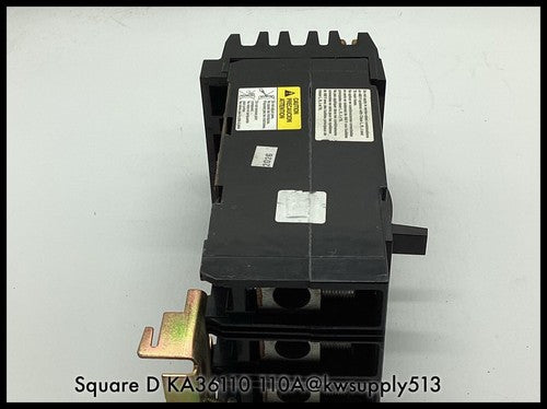 KA36110~ Square D KA36110 110A 600V/250V 3P I-Line CB B Lugs /90-D Warranty