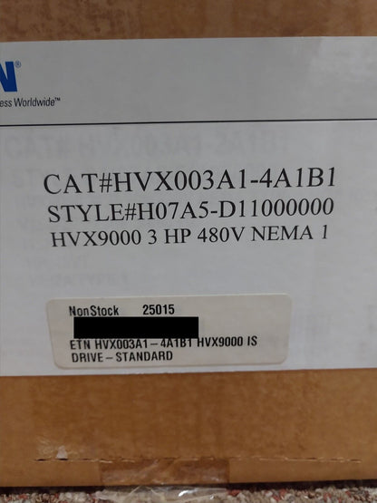 HVX9000 3HP Standard Drive-HVX003A1-4A1B1