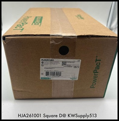 HJA261001~Square D HJA261001 100A MCCB 2Pole 600V I-Line H Frame -Unused Surplus