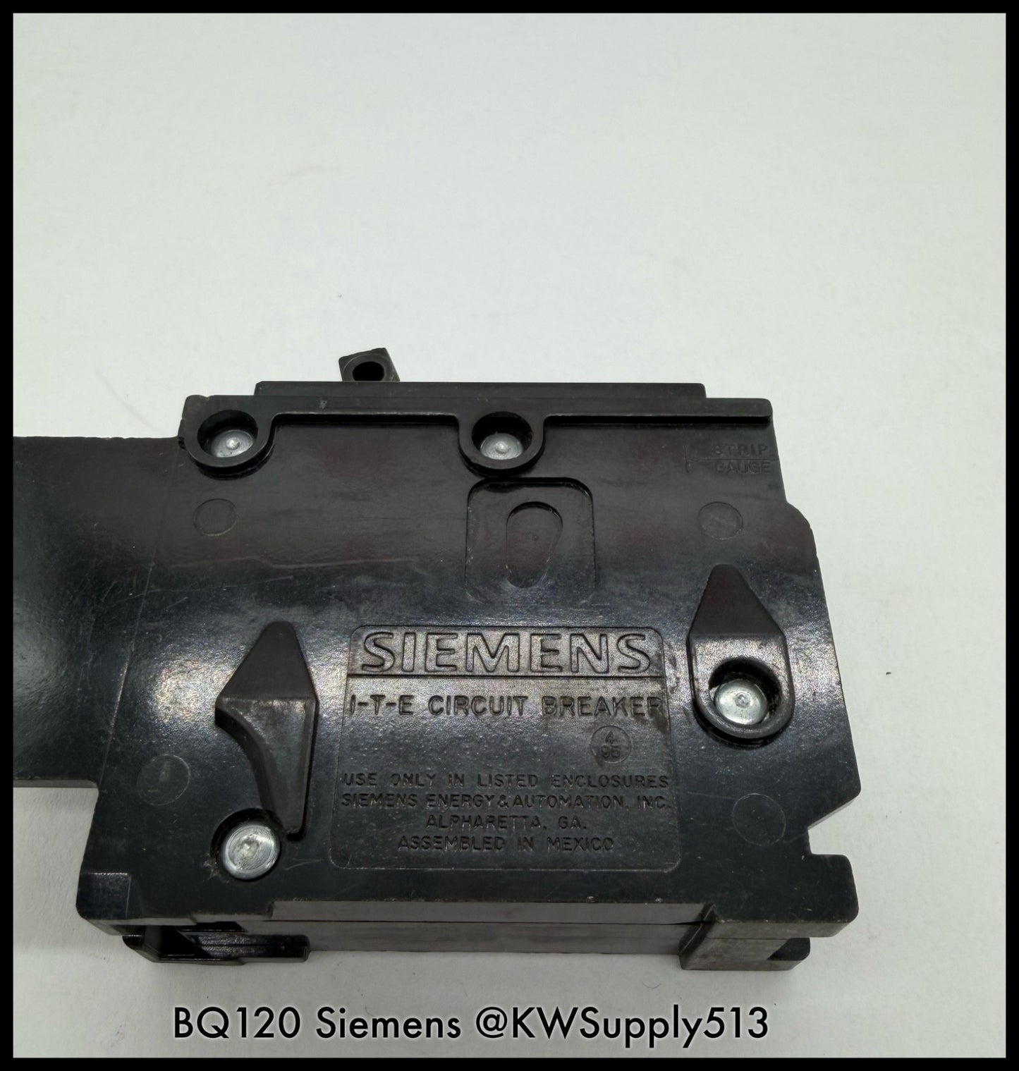 BQ120~Siemens BQ120 20A 120V 1P 1PH 10KA Circuit Breaker-Used