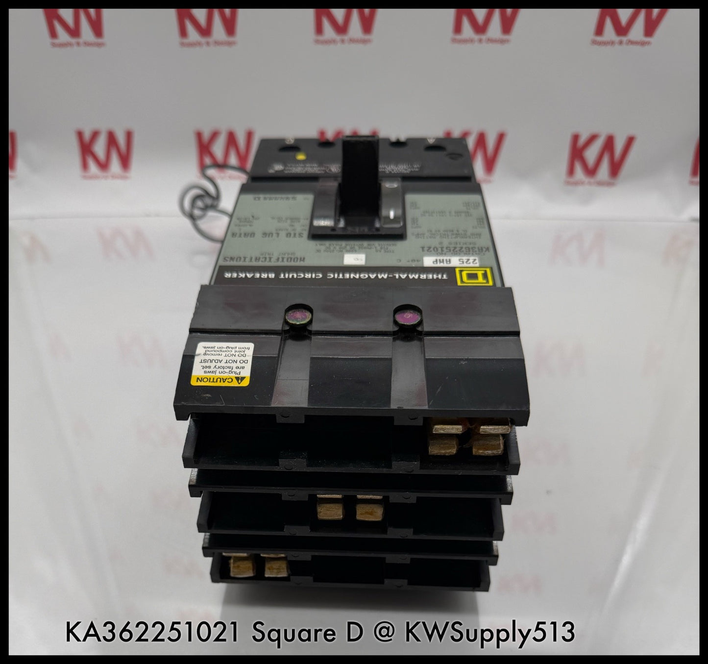 KA362251021~Square D KA362251021 225A   600Vac Circuit Breaker with Shunt-Used