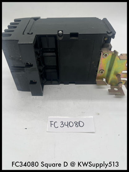FC34080~ Square D FC34080 80A 3P 480V I-Line Circuit Breaker-Used