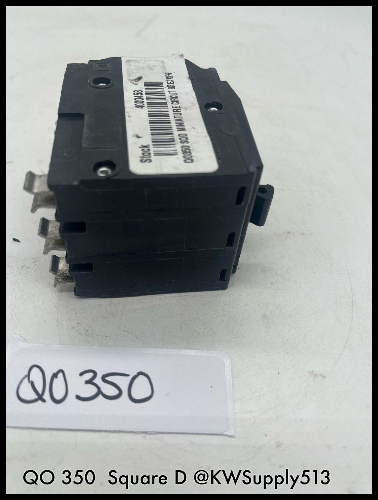 QO350~Square D QOB350 50A 3P 120/240V 10KA Mini Circuit Breaker-Used