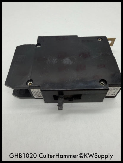 GHB1020~Cutler-Hammer GHB1020 20A 1P  Circuit Breaker-Used