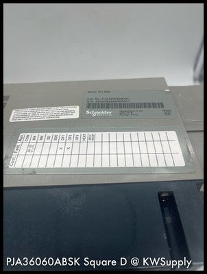 PJA36060ABSK ~ Square D 600A I-Line PowerPact Circuit Breaker with AS ST Used