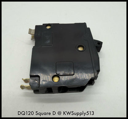DQ120~Square D DQ120 20A 1P Circuit Breaker-Used