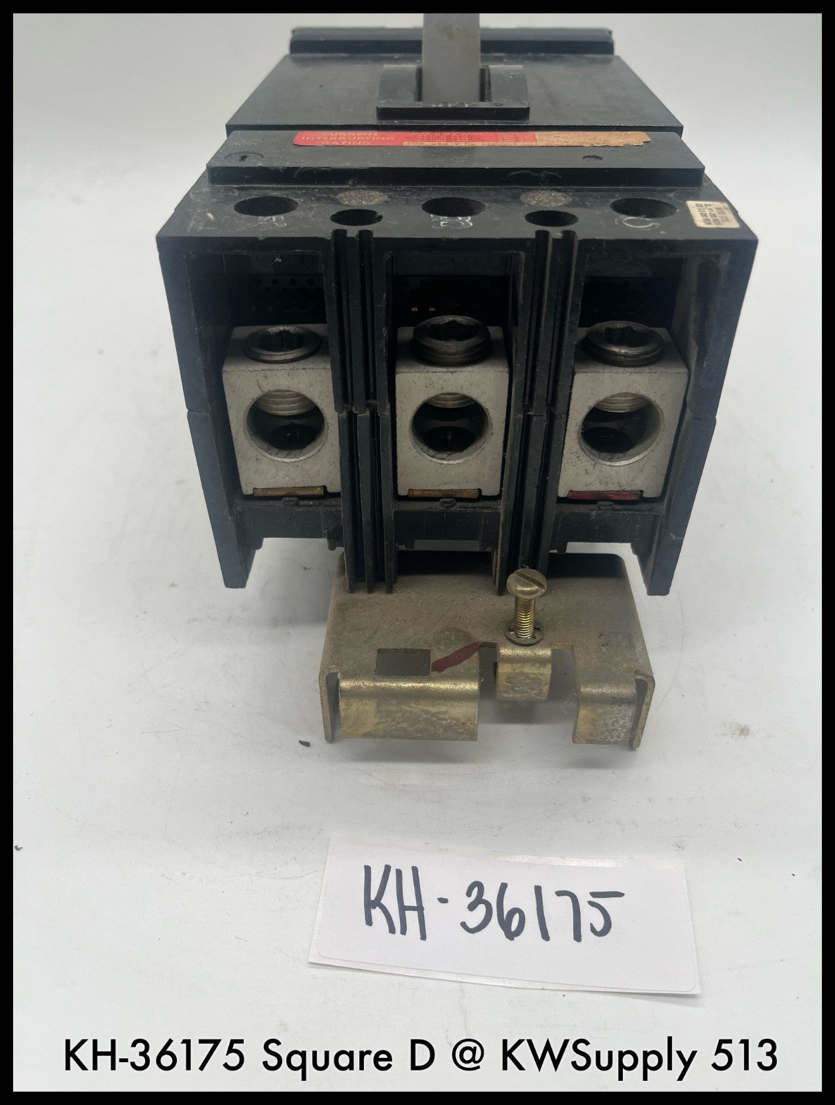 KH36175~Square D KH36175 175A 3P 600V I-Line Circuit Breaker-Used