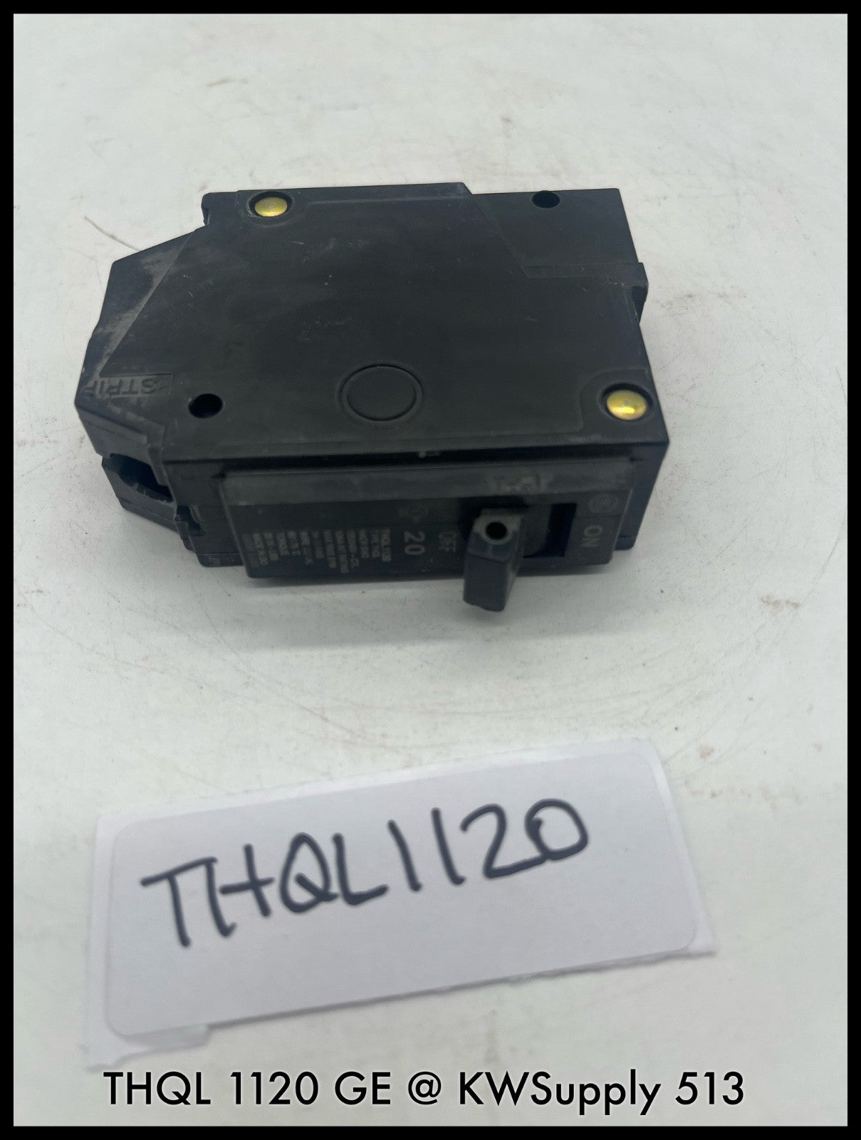 THQL1120~GE THQL1120 20A 1P 120/240V Circuit Breaker-Used