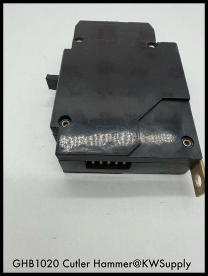 GHB1020~Cutler Hammer GHB1020 20A 277/480VAC 1P 1PH 14KA Circuit Breaker-Used
