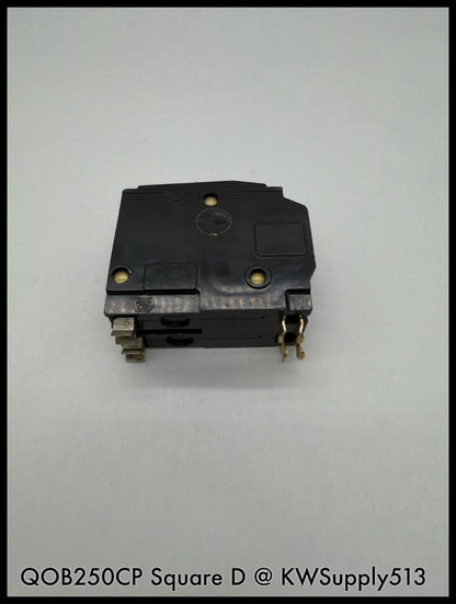 QOB250CP~Square D QOB250CP 50A 2P 120/240VAC TM Circuit Breaker-Used