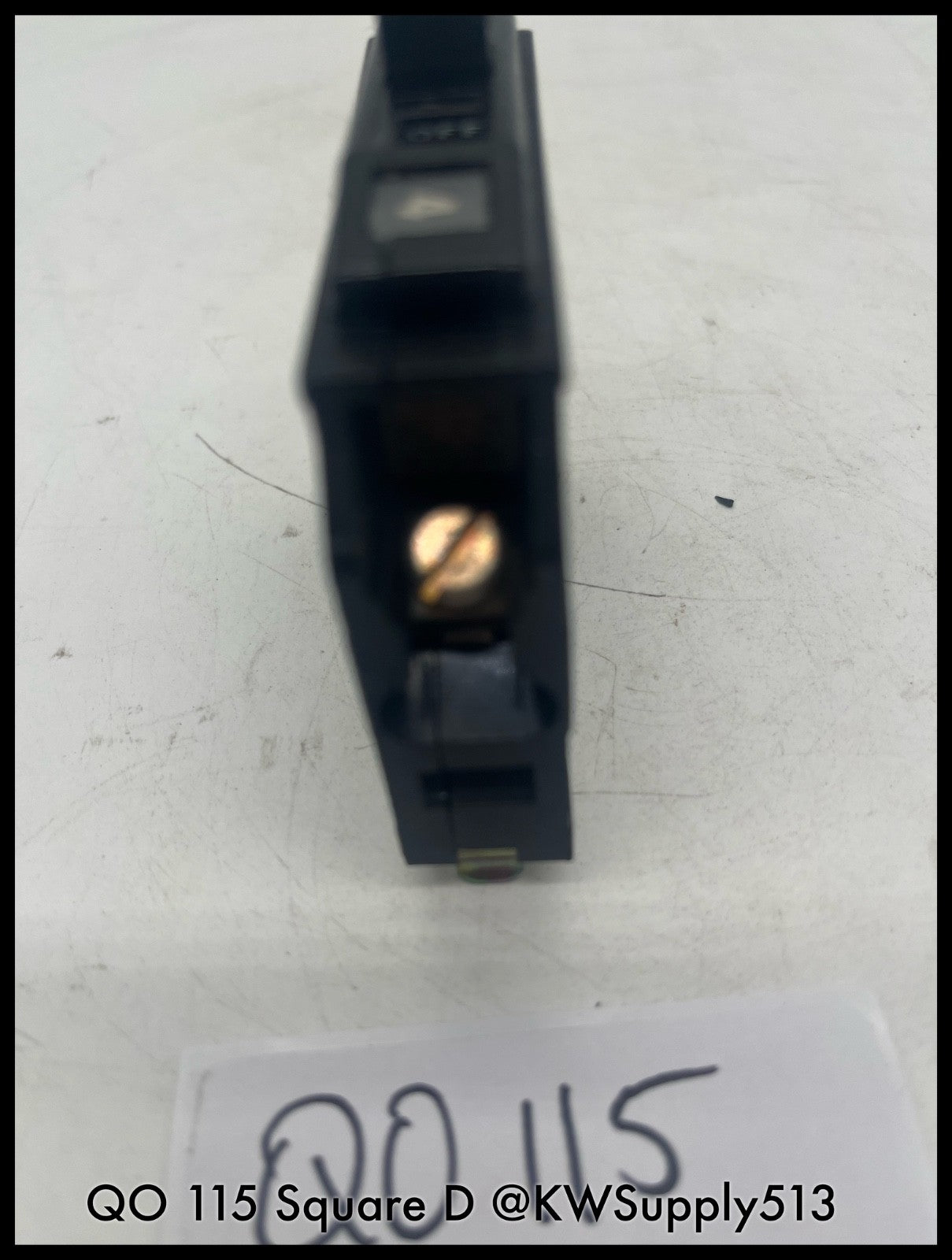 QO115~Square D QO115 15A 1P 120V Mini Circuit Breaker-Used