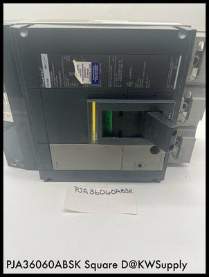 PJA36060ABSK ~ Square D 600A I-Line PowerPact Circuit Breaker with AS ST Used
