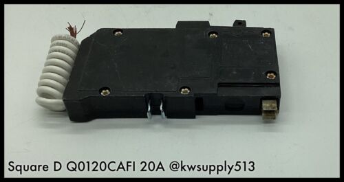 QO120CAFI ~ Sqaure D QO120CAFI MCCB 20A Arc Fault Circuit interrupter ~ Surplus