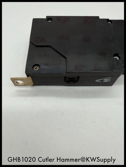 GHB1020~Cutler Hammer GHB1020 20A 277/480VAC 1P 1PH 14KA Circuit Breaker-Used