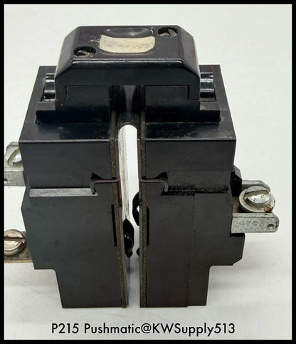 P215~Pushmatic Breakers P215 15A 2P 120/240V Circuit Breaker-Used