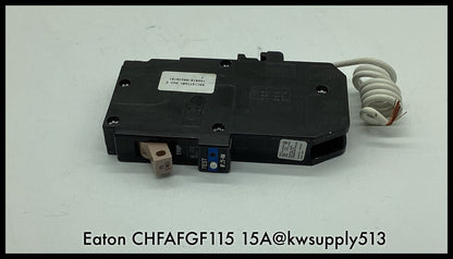 CHFAFGF115 ~ Eaton/CH CHFAFGF115 15 Amp Afci, Gfci With Pigtail Open box Surplus
