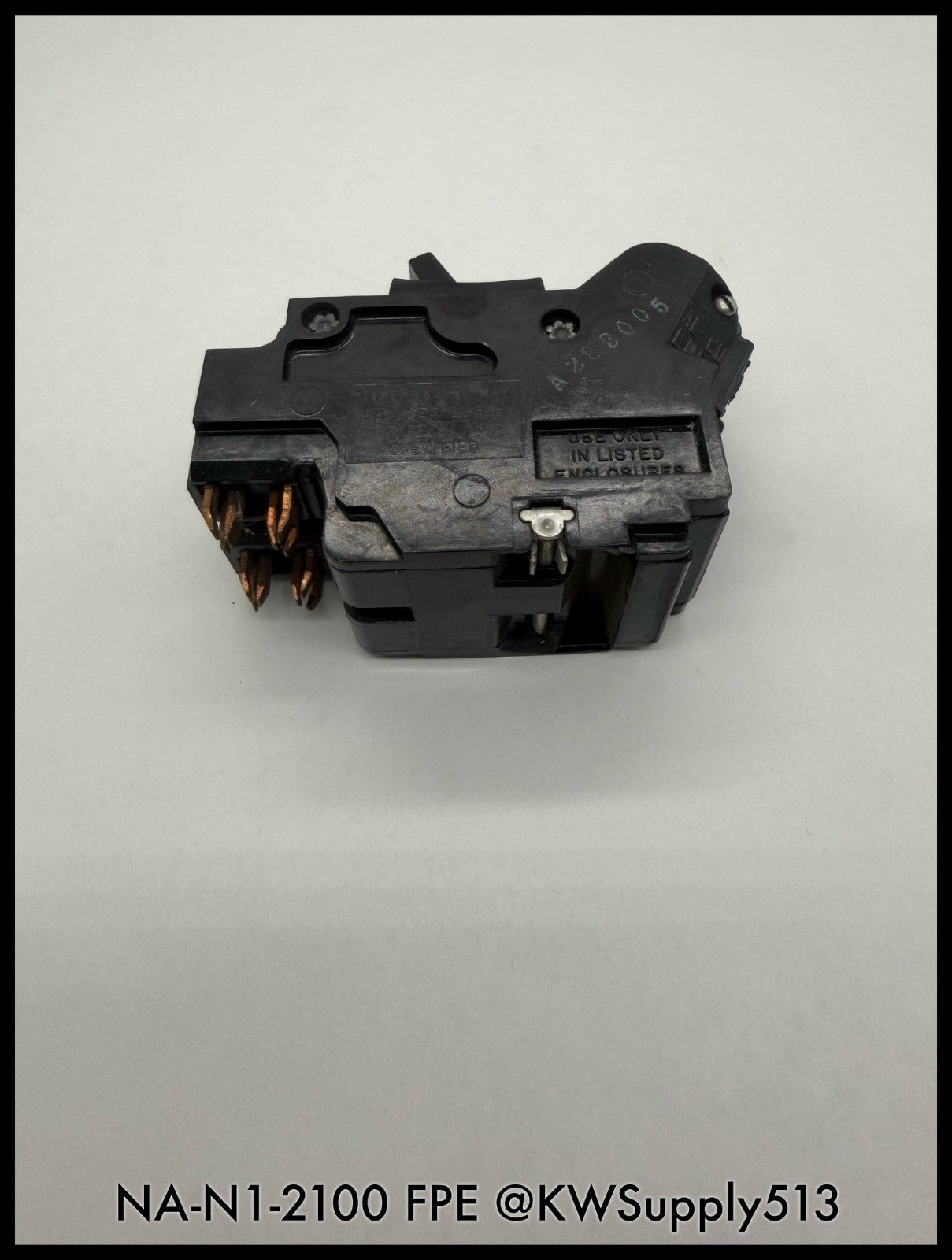 NA-N1-2100~FPE NA-N1-2100 100A 120/240VAC 10KA Circuit Breaker-Used