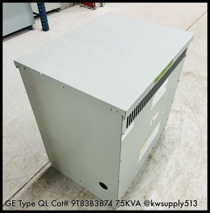 75 kVA Dry Type QL Transformer-9T83B3874