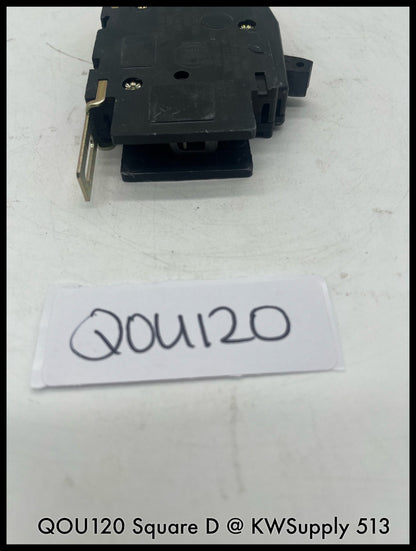 QOU120~Square D QOU120 20A 1p 10ka Mini Circuit Breaker -Used