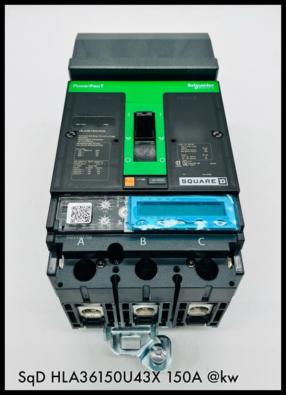 HLA36150U43X ~ Square D HLA36150U43X 150A I-Line PowerPact H VTRIPHJ ~ Surplus