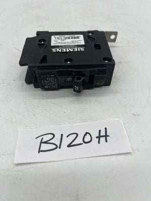 B120H~Siemens B120H 20A 1P 240V Circuit Breaker-Used