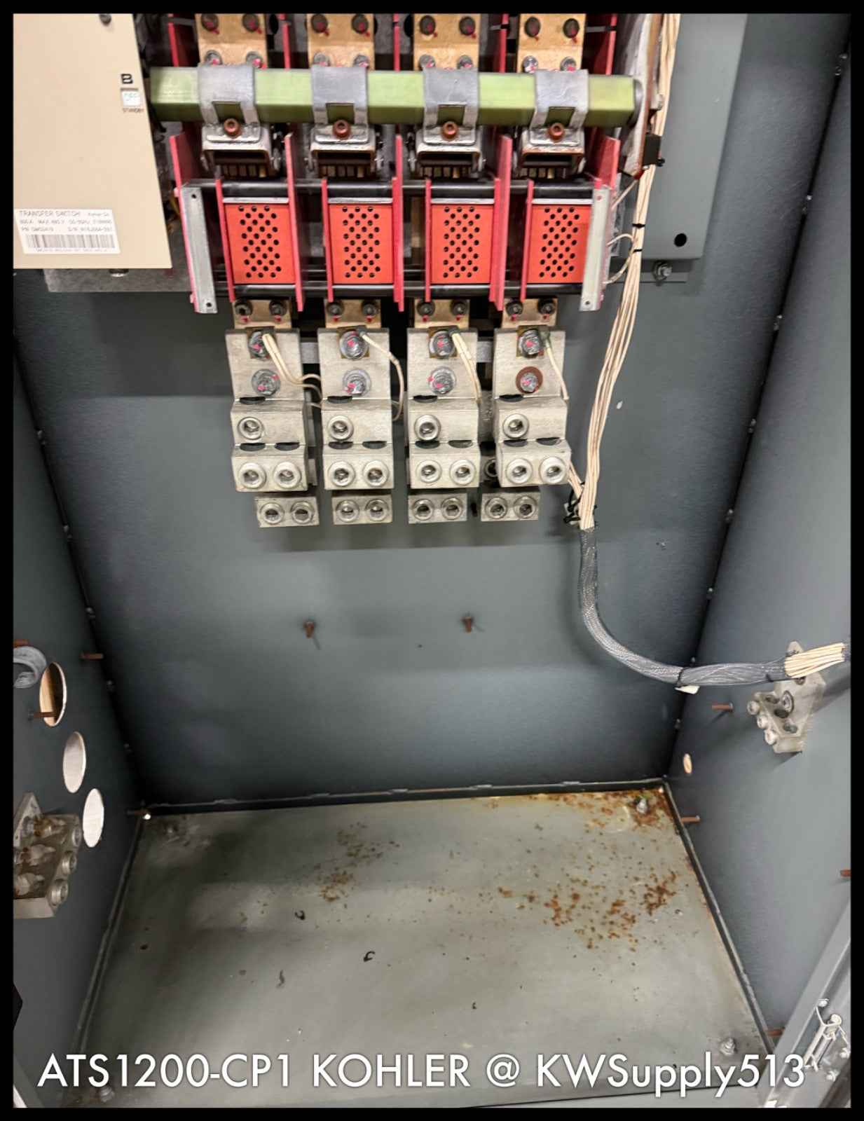 ATS1200-CPI~KOHLER ATS1200-CPI KSS-AMVA-08005 800A 480V 4P Transfer Switch-Used