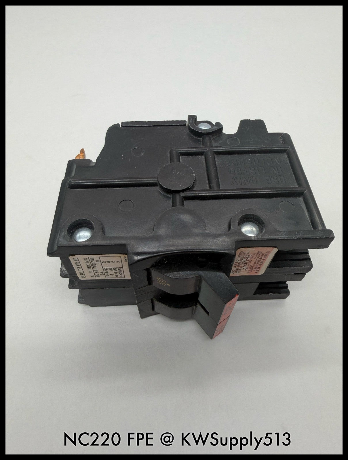 NC220~ FPE NC220 20A 2P 1PH 240V 10KA Circuit Beaker-Used