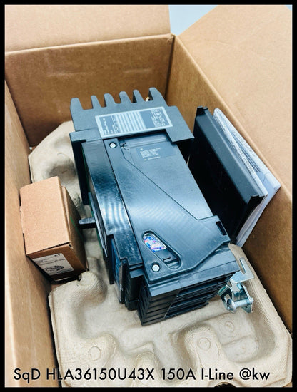 HLA36150U43X ~ Square D HLA36150U43X 150A I-Line PowerPact H VTRIPHJ ~ Surplus