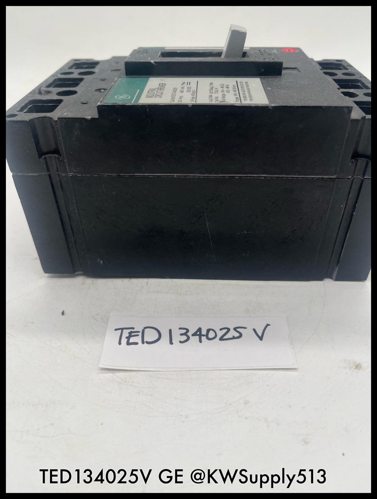 TED134025V~GE TED134025V 25A 3P 480V 18KA Industrial Circuit Breaker-Used