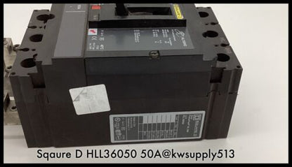 HLL36050 ~ Square D HLL36050 50A PowerPact with Lugs  HL060  600V 3 pole