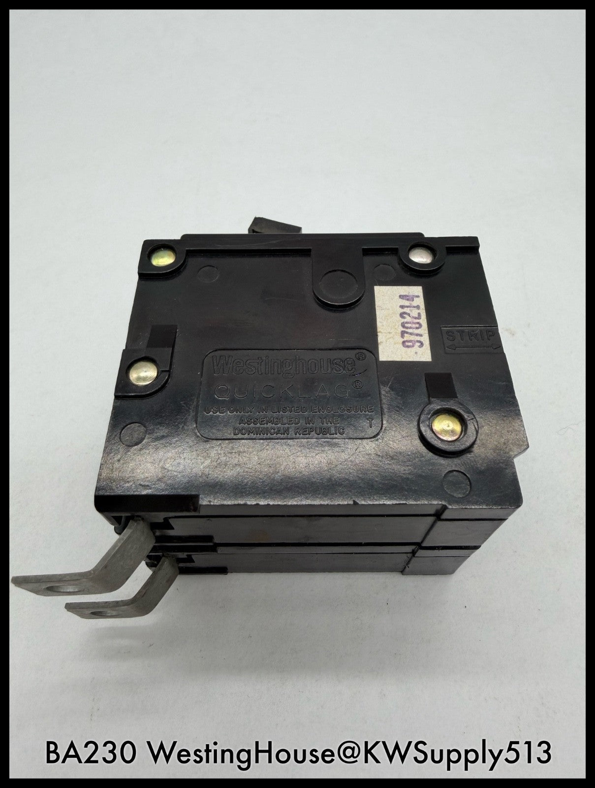 BA230~Westing House BA230 30A 120/240V 10KA Molded Case Circuit Breaker-Used