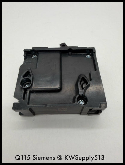 Q115~Siemens Q115 15A 120Vac 1P 1PH 10KA Circuit Breaker-Used