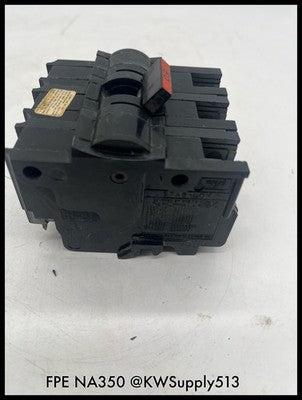 NA350~FPE NA350 50A 3P 240VAC Circuit Breaker -Used