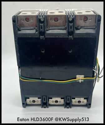 HLD3600F~Eaton HLD3600F 600A HLD65K~ S# 6633C81G06~ LES3600LSIG~310RMS TU Used