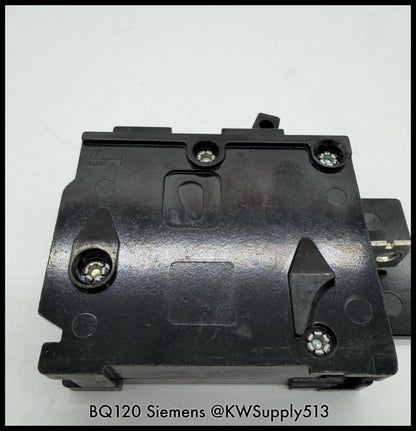 BQ120~Siemens BQ120 20A 120V 1P 1PH 10KA Circuit Breaker-Used