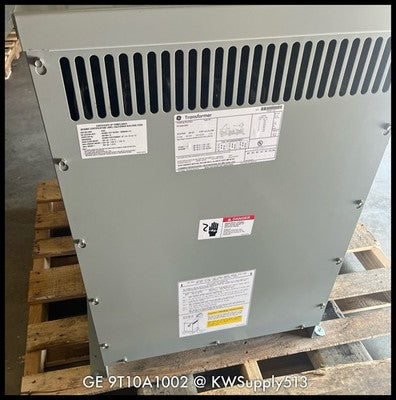 9T10A1002~ GE 9T10A1002 General Purpose Transformer -60Hz-3 Phase-Type QL- Used