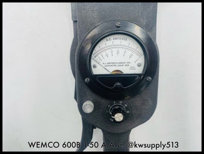 15 AC Amp Meter-WEMCO 600B