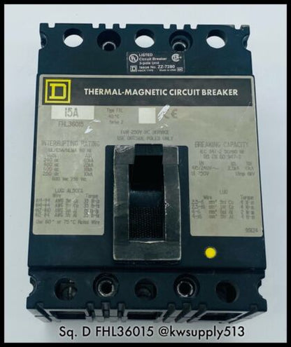 15A Circuit Breaker-FHL36015
