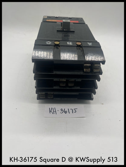 KH36175~Square D KH36175 175A 3P 600V I-Line Circuit Breaker-Used