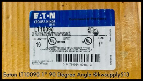 1" 90 Angle Male Connector w/o Insulated Throat Bushing-LT10090