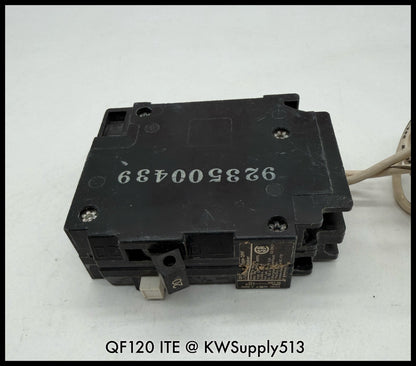 QF120~ITE QF120 20A 1P 1 PH 120VAC 10KA GFCI Circuit Breaker-Used