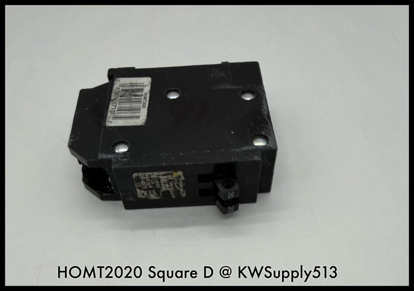 HOMT2020~Square D HOMT2020 20A 1P PH 120VAC 10KA Tandem Circuit Breaker-Used