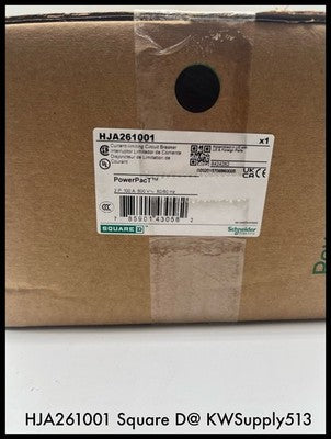 HJA261001~Square D HJA261001 100A MCCB 2Pole 600V I-Line H Frame -Unused Surplus